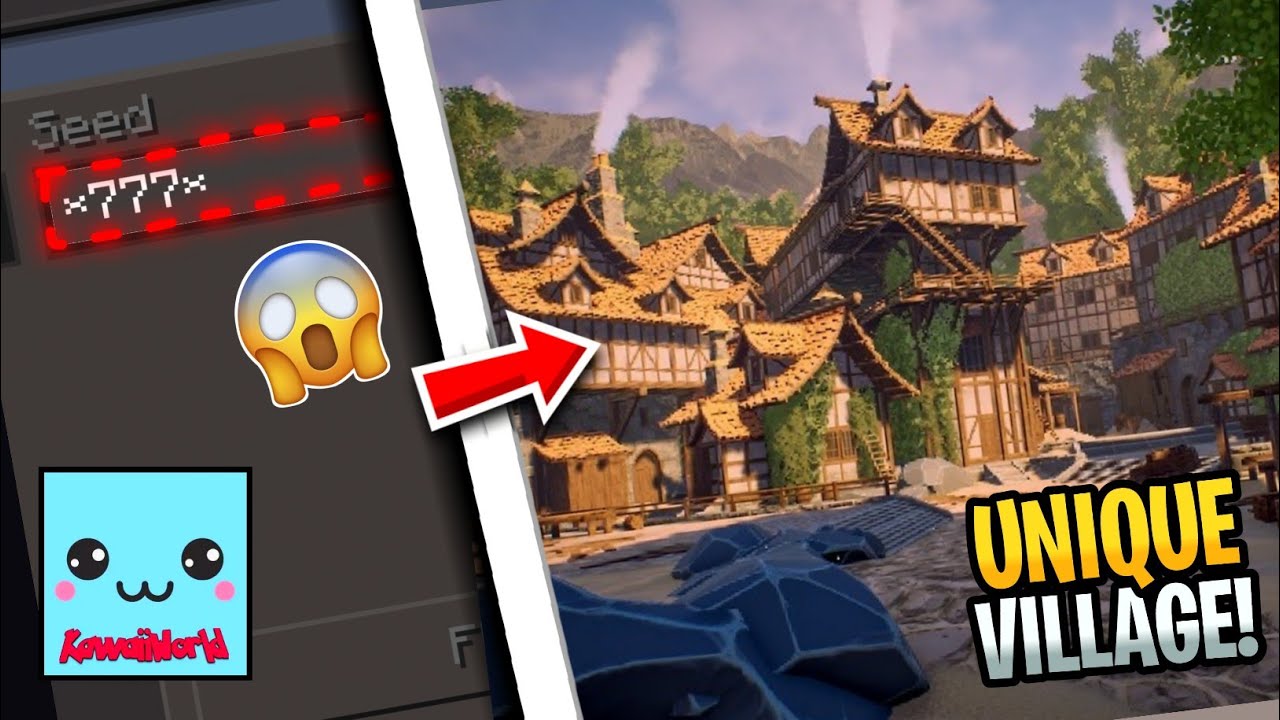Top 5 Unique Villages Seed in Kawaii World 😱🔥