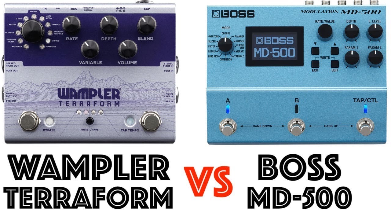 Wampler Terraform vs Boss MD-500 YouTube