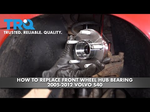 How To Replace Front Wheel Hub Bearing 2005-2012 Volvo S40