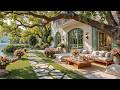 Serene Lakeside Villa Jazz 🌿 Soft Jazz with Garden Sofa and Peaceful Lake Views