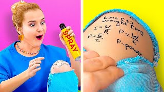 GENIUS SCHOOL HACKS THAT WORK DESPITE TIME! || Cool DIY Ideas by 123 Go! GOLD