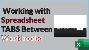 Move or Copy Spreadsheet Tabs   Existing Workbook or Separate Workbook #excel #tutorial