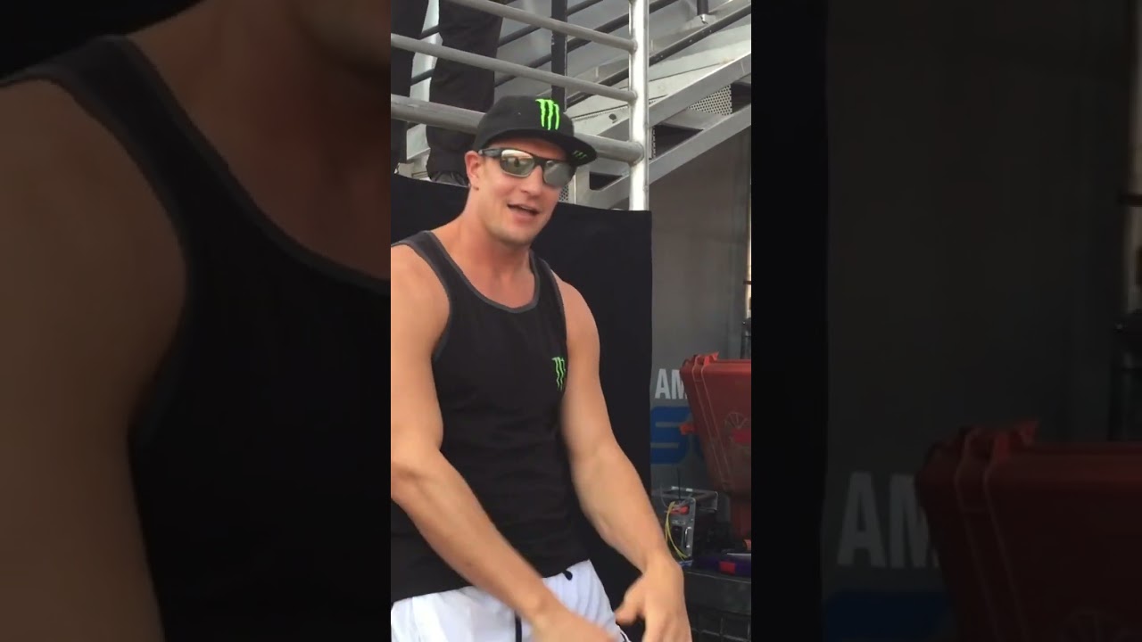 Rob Gronkowski at Supercross