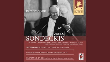 Hamlet - Suite from the Film, Op. 116 A : VI. The Arrival and Scene of the Players