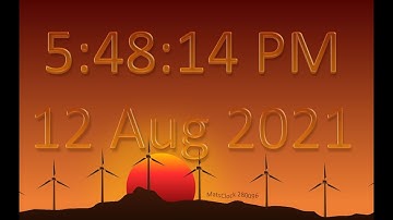 MatsClock 280096 - Free PowerPoint Digital Clock PPT Timer