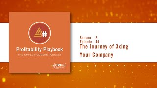 Profitability Playbook S2:E44 - The Journey of 3xing Your Company