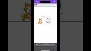 Scratch Cat Meets Griffpatch#scratch #coding #skit #funny