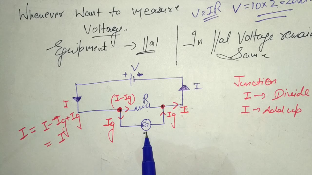 How to convert galvanometer into a voltmeter YouTube