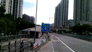 KMB ASV30 JZ5663 遊河短片 (上層導航位) @ 281M