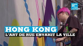 L'art de rue envahit Hong Kong