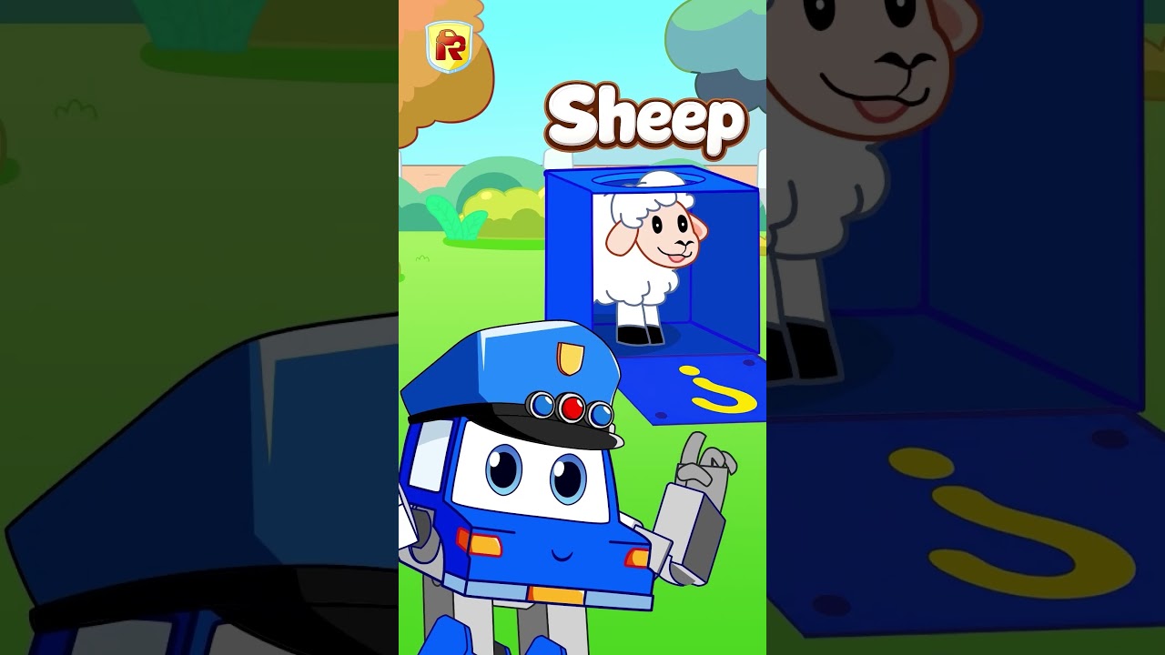 Finding Colors On the Farm of MacDonald | What's Inside This Box | RoboSquad Kids Song #shorts