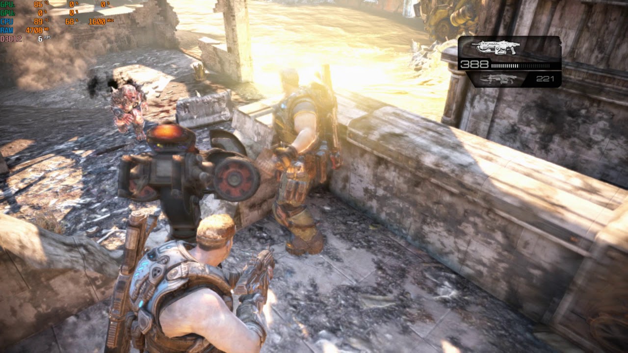 XENIACUSTOM 1.11i (Xbox360_emulator) Gears of War Judgment YouTube