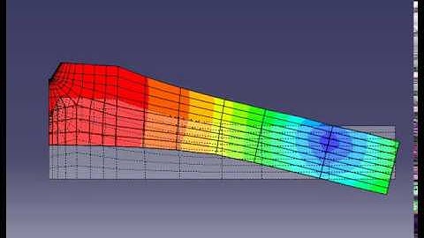 Notched beam under cyclic loading