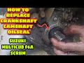 Replace Crankshaft, camshaft#Oilseal#front side