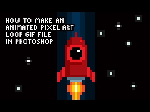 How to Make an Animated Pixel Art Loop GIF File in Photoshop