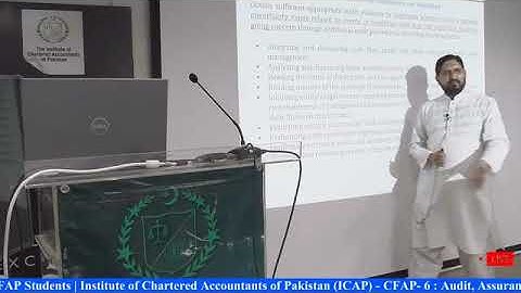 Exam Focused Revision Classes on CFAP-6 Lec 4