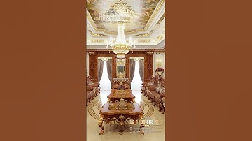 Chiêm Ngưỡng Vẻ Đẹp Nội Thất Phòng Khách Thông Tầng Biệt Thự Tân Cổ Điển - Nội Thất Châu Âu Panama