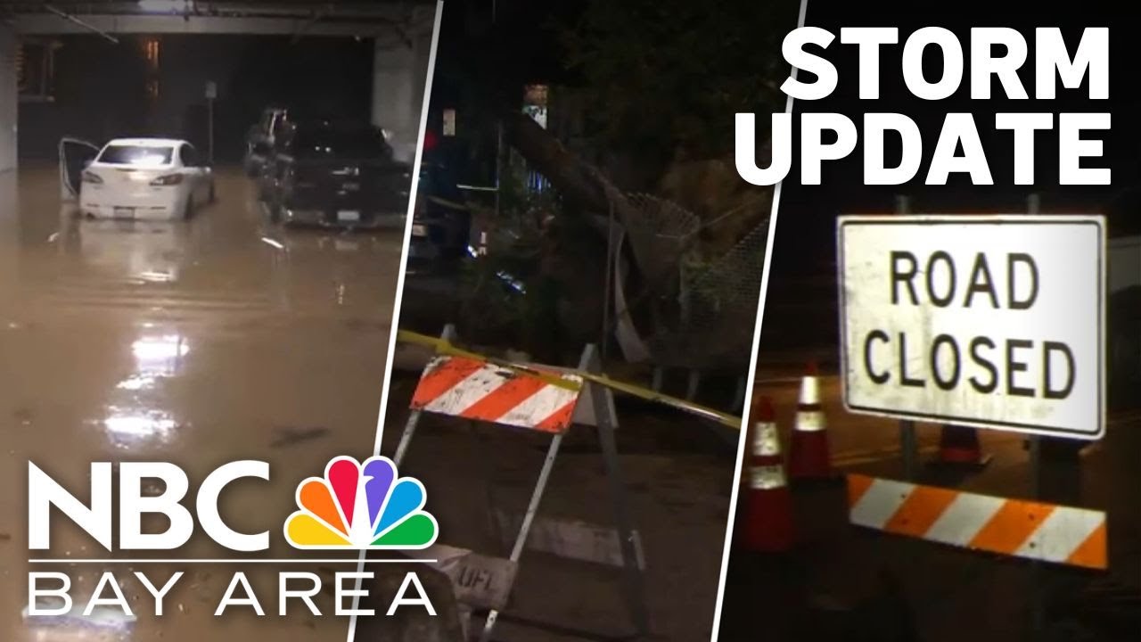 Bay Area storm: Flooding, downed trees, landslides - YouTube