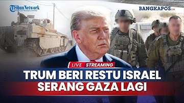 Trum Beri Restu Israel Serang Gaza Lagi Gaza jika Hamas Langgar Gencatan Senjata meski Dikecam