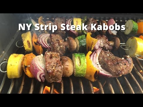 NY Steak Kabobs | Grilled Beef Steak Kabobs with Malcom Reed HowToBBQRight