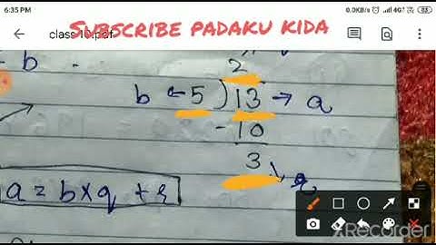 chapter 1 class 10 introduction to Euclids division lemma or algorithm so watch the video full