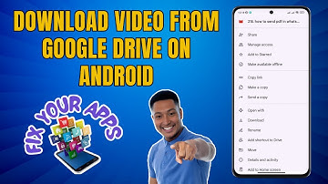 How to Download a Video File from Your Google Drive on android | Get Your Videos Offline