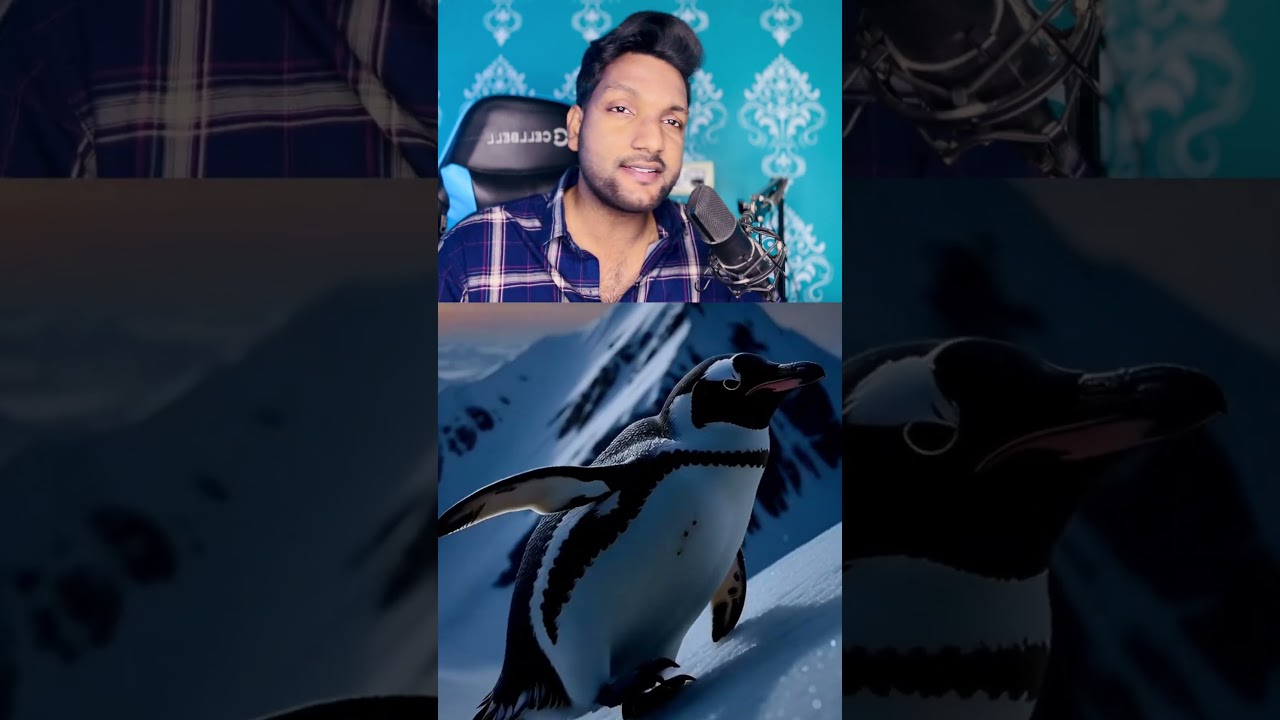 Why Penguin going to mountains ? story explain | penguin walking toward mountain explain