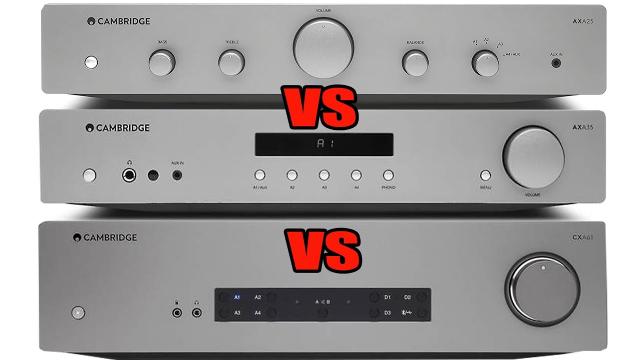 SOUND BATTLE] Cambridge Audio CXA61 vs AXA35 vs AXA25 