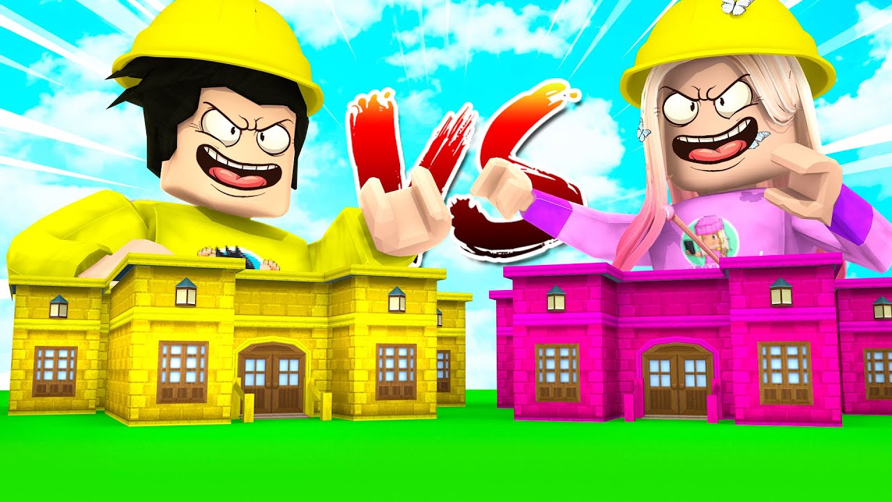 VEM BYGGER BÄSTA SKOLAN i BLOXBURG?!