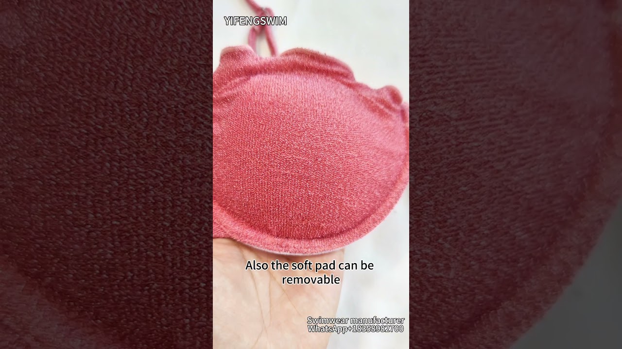 ruffle glitter swimwear 