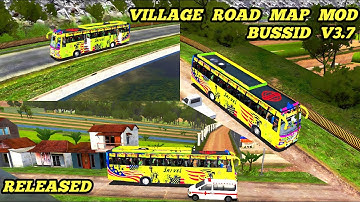 🎀😎New Village Road Map Mod|| RELEASED |For Bus Simulator Indonesia  [Bussid v3.7.1]#mapmods