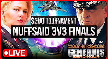 $300 3vs3 Tournament Finals: Team LiftTruck vs  Team Ganja | C&C Generals Zero Hour