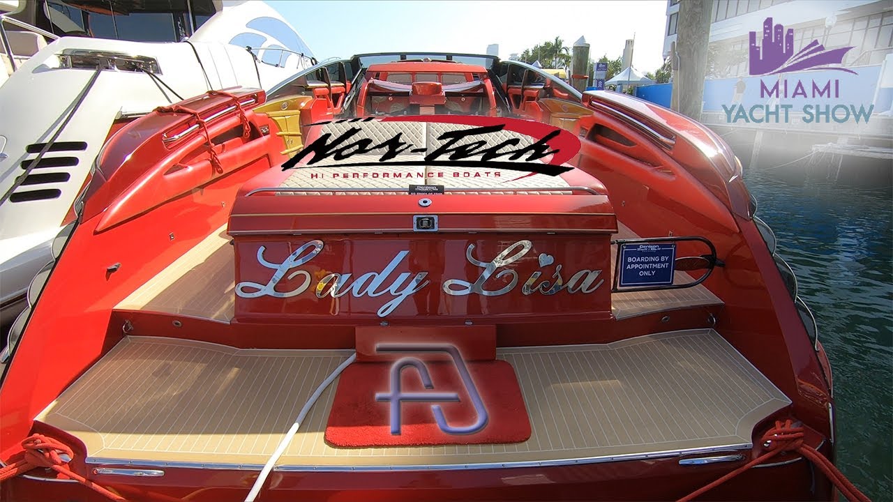 80 Nor Tech 64 Mph Over Sized Speed Boat W 3 Staterooms Lady Lisa