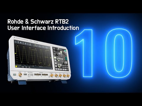Rohde & Schwarz RTB2, User Interface Introduction