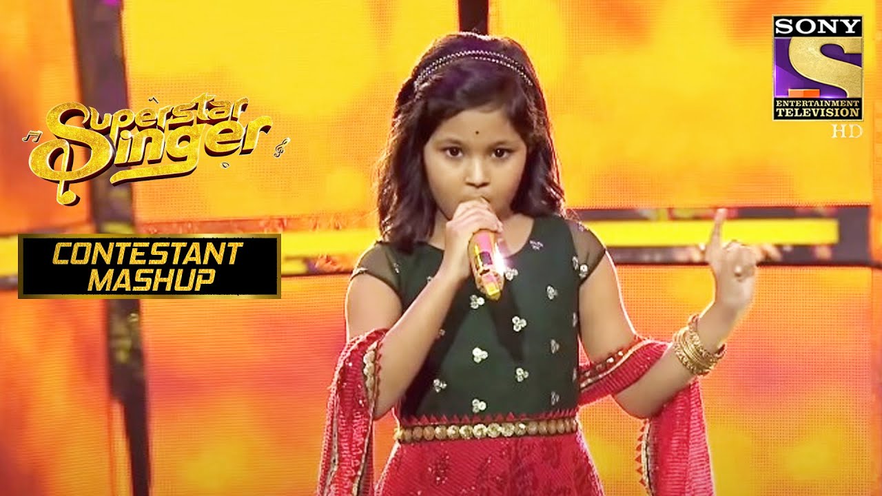 Priti   Dhol Bajne Laga  Performance   Superstar Singer  Contestant Mashup