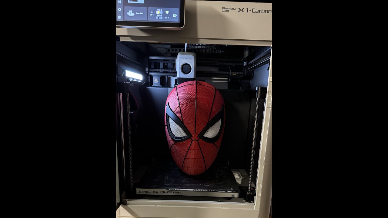 Spider-Man Mask – 3D Printed with Precision