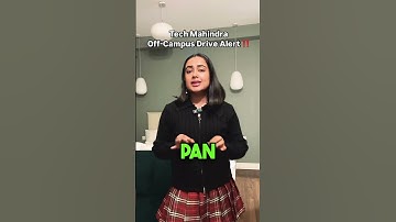 TechMahindra finally Hiring . Apply now @OnlineStudy4u