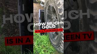 How much gold is in a flatscreen tv