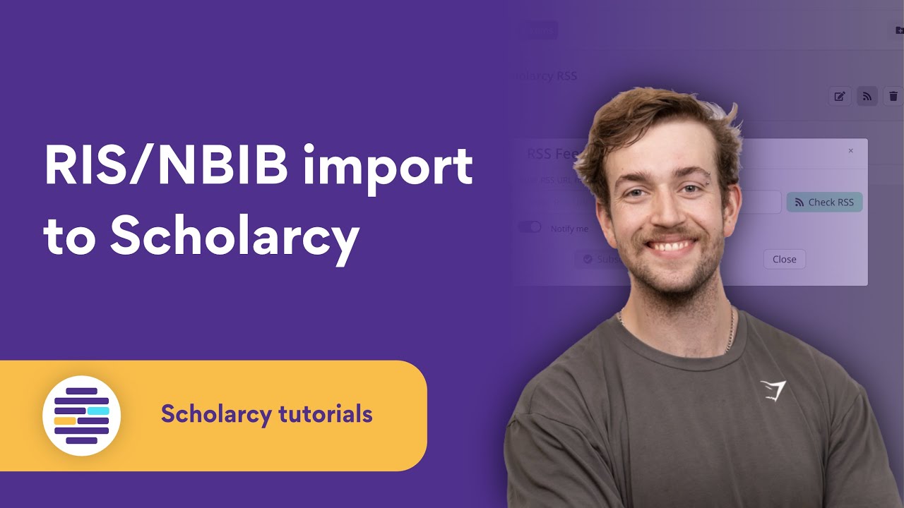 How to upload reference files to your Scholarcy Library | Import RIS to ...