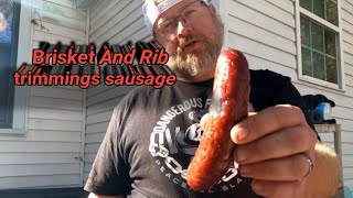 Brisket and Rib Sausage
Today took trimmings from brisket and rib to make awesome sausage. Ground, cast, and cold smoked. This turned out fantastic. Special Thanks to Chuds bbq. #cudsbbq Brisket and Rib Sausage