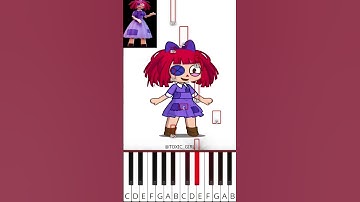 🧵R A G A T H A🎪Gacha Life 2(@TOXIC_GIRL)The Amazing Digital Circus Animation - Octave Piano Tutorial