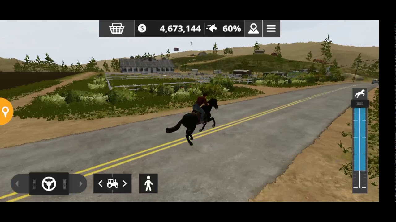 How to ride horse in farming simulator 20