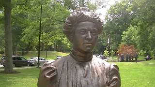 Bust of Nadezda Petrovic in Cleveland Serbian Garden