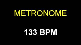 Metronome 133 BPM Beats Per Minute