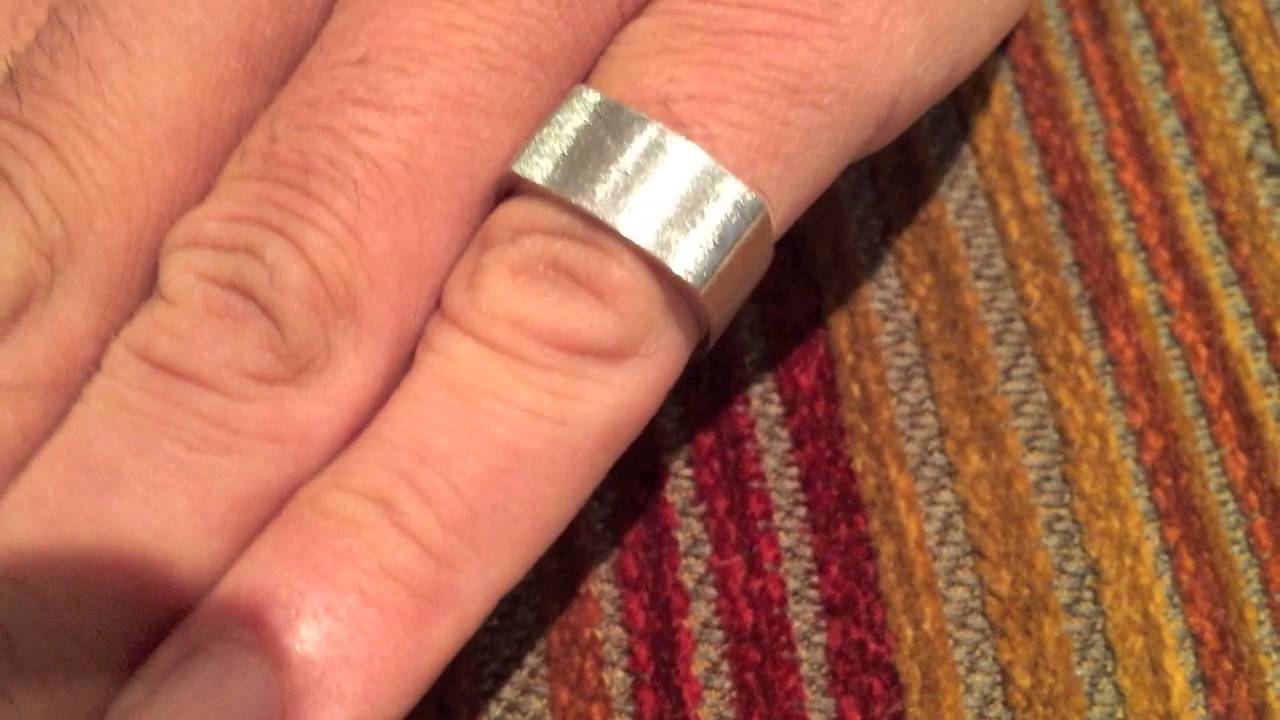 9MM Euro shank Satin finish band