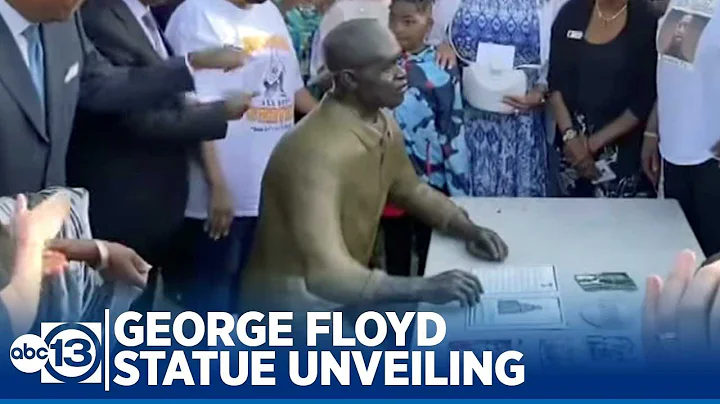 George Floyd statue unveiling