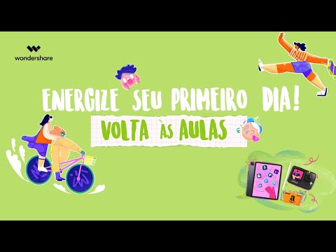 #WondershareBackToSchool Concurso | Energize seu primeiro dia e ganhe ofertas!