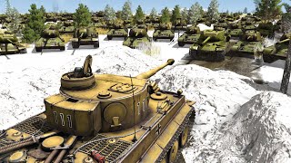 Can 1 TIGER TANK Destroy 1,000 SOVIET TANKS! - Call to Arms: Gates of Hell Battle Simulator