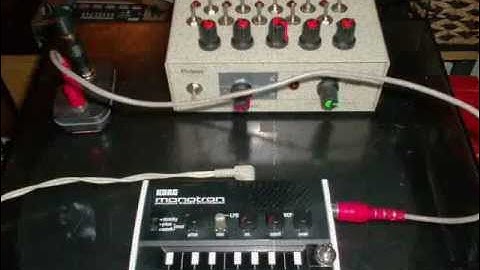 Monotron + CV sequencer