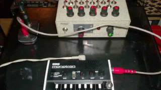 Monotron + CV sequencer